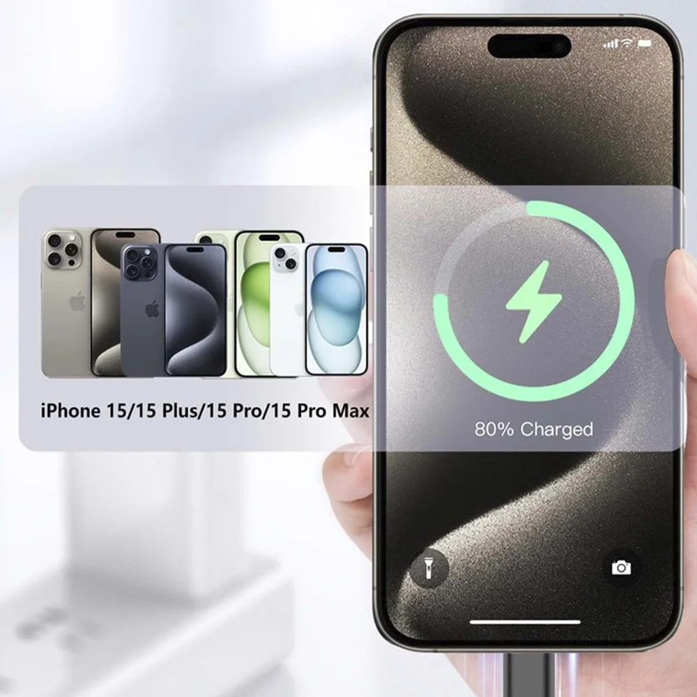 Adaptador Otg Para Iphone 15 E 16 Usb C Para Conector Ligh