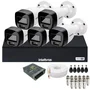 Kit 5 Câmeras Intelbras Vhd 1220 B Full Color Dvr Intelbras 08 Canais 1108-c Não Acompanha Hd.