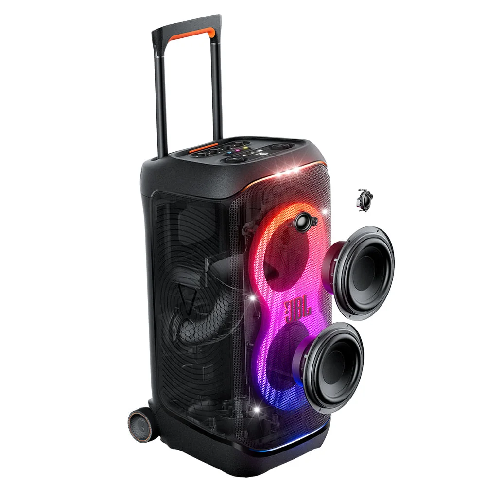 Caixa De Som Bluetooth Jbl Pro Sound Com Ai Sound Boost Preta - Jblpbstage320br - Bivolt Caixa De Som Bluetooth Jbl Pro Sound Com Ai Sound Boost Preta - Jblpbstage320br - Bivolt