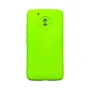 Capa Moto G5 Silicone Aveludada Colorida Capinha Anti Impacto Moto G5:verde Neon