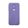 Capa Moto G7 Power Silicone Aveludada Protege Câmera Colorida Capinha Anti Impacto G7 Power:roxo