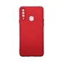 Capa Samsung A20s Silicone Aveludada Protege Câmera Colorida Capinha Anti Impacto A20s:vermelho