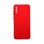 Capa Samsung A70  Silicone Aveludada Protege Câmera Colorida Capinha Anti Impacto A70:vermelho