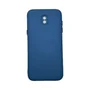 Capa Samsung J5 Pro Silicone Aveludada Protege Câmera Colorida Capinha Anti Impacto J5 Pro:azul Escuro
