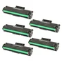 Kit 5 Toner Compatível Samsung D111l | Sl-m2070w | M-2070 | M-2070w | 1.800 Páginas Cada