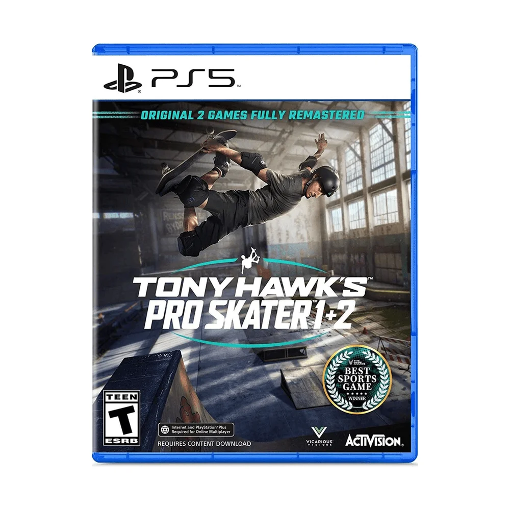 Jogo Tony Hawk's Pro Skaters 1+2 Ps5 Físico Lacrado Jogo Tony Hawk's Pro Skaters 1+2 Ps5 Físico Lacrado