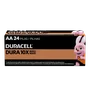 Pilha Alcalina  Aa Pequena Duracell Com 24 Unidades