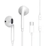 Fone In-ear Tipo C Cabo Reforçado Conexão Direta Som Hd