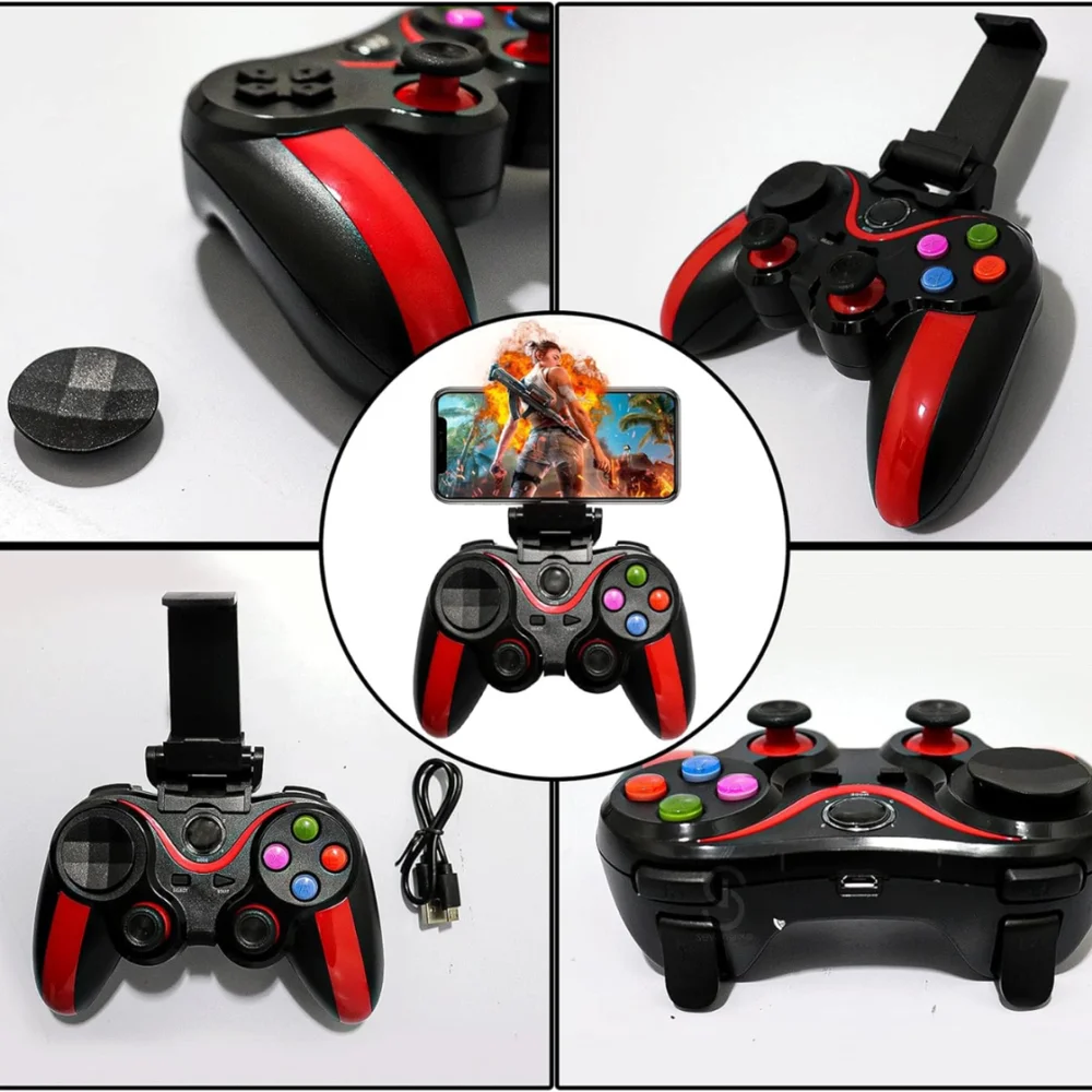 Controle Gamepad Bluetooth Compatível Android Ios PC Controle Gamepad Bluetooth Compatível Android Ios PC