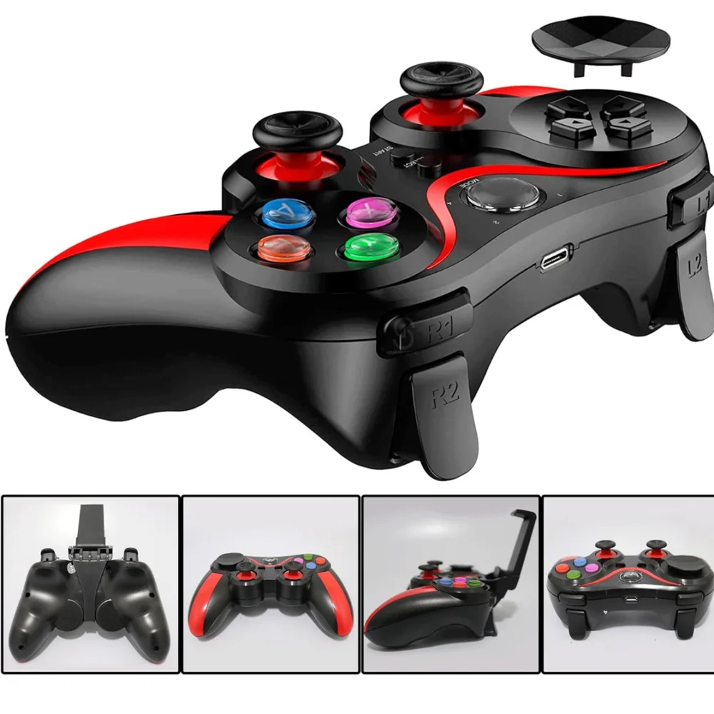Controle Gamepad Bluetooth Compatível Android Ios PC Controle Gamepad Bluetooth Compatível Android Ios PC