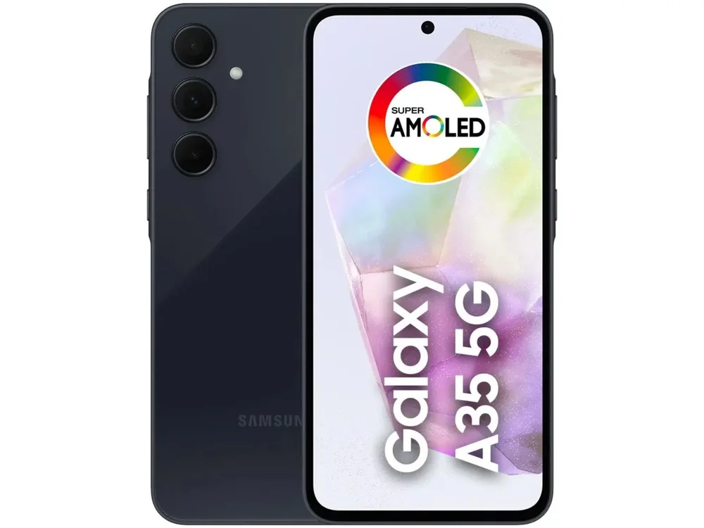 Usado: Samsung A35 256 Gb Azul Escuro - Excelente