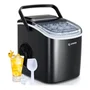 Maquina De Gelo Em Cubos Portatil 12kg 1,3l Preto - 110v