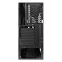 Gabinete Brx Ca-056 Zephyra Vidro Temperado C/3 Fans Preto