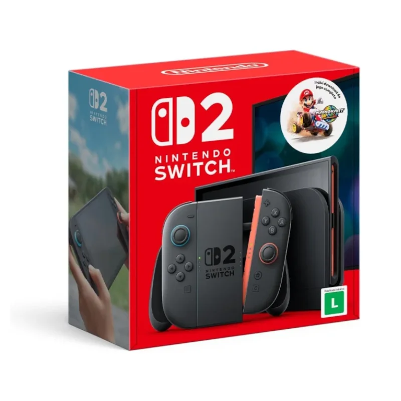 Console Nintendo Switch 2 + Jogo Digital Mario Kart World Console Nintendo Switch 2 + Jogo Digital Mario Kart World