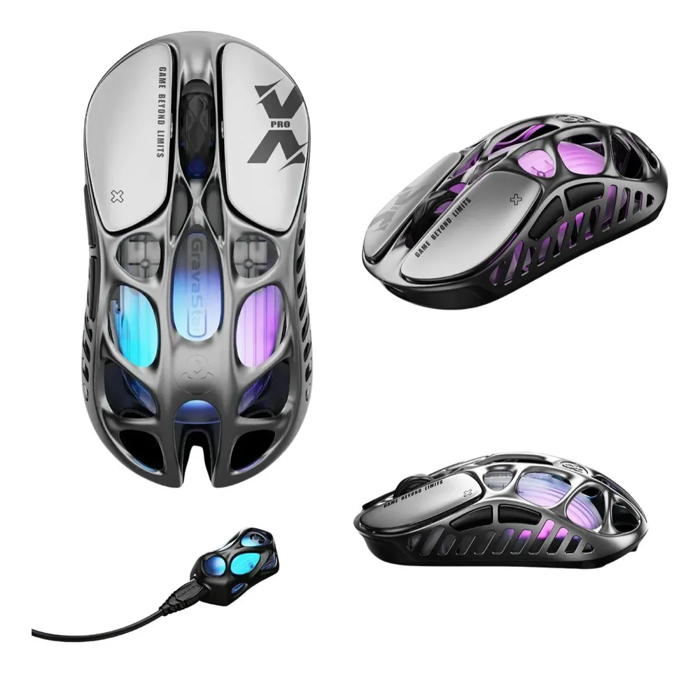 GravaStar Mercury M1 Pro ワイヤレスゲーミングマウス Produtos com até 15 OFF no PIX KaBuM