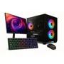 PC Gamer Completo Skill Apex Series, Amd Ryzne 5 5600gt, Radeon Rx 580 8GB, 16gb Ddr4, SSD 512gb M.2, Monitor LED 24" 180hz, Preto Sas014