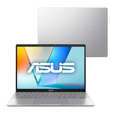 Notebook Asus Vivobook S14 S3407va Intel Core i5 13420h 8GB Ram 512gb SSD Linux Keepos Tela 14" LED Fhd Silver - Ly054