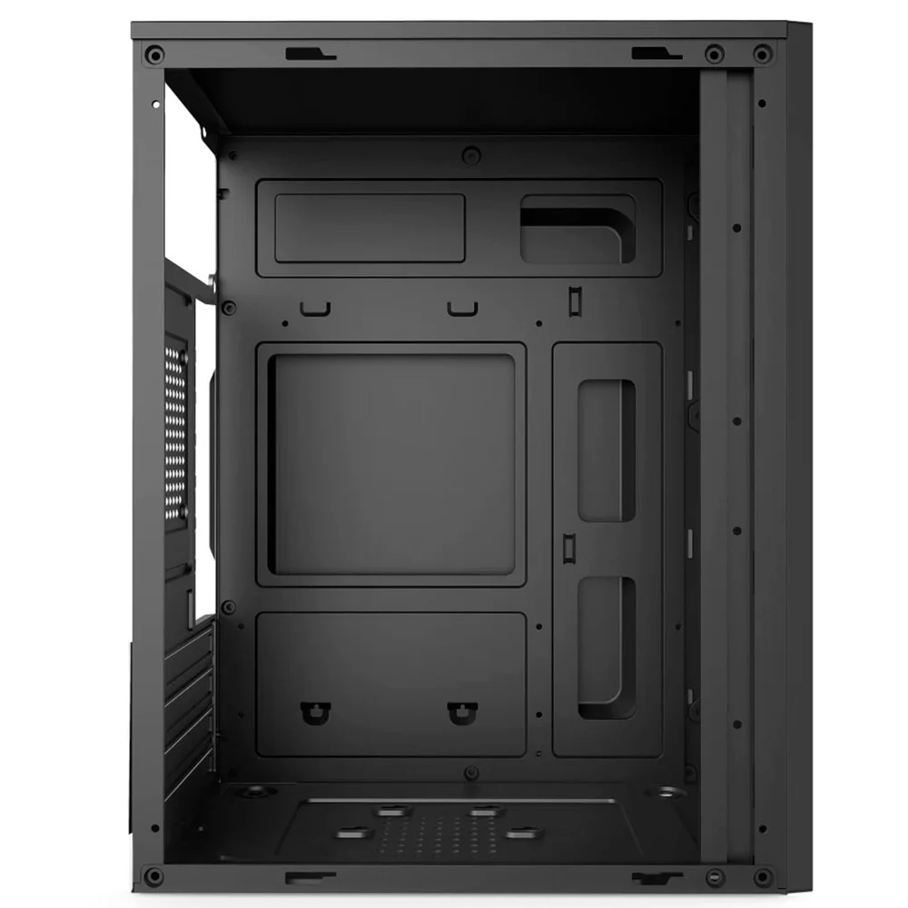 Gabinete Office Evolut Mid-tower Micro-atx, Itx, Preto -  Eo301