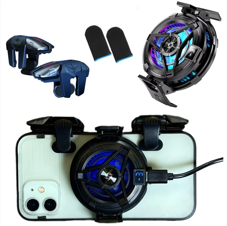 Kit Celular Gamer - Cooler Gamer Sl-17 + Gatilho Gamer +luva Kit Celular Gamer - Cooler Gamer Sl-17 + Gatilho Gamer +luva