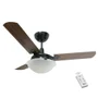 Ventilador Unions Preto 110v 3 Pás Verniz E Controle