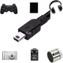 Cabo V3 Usb Carregador Compatível Com Controle Ps3 Caixinha De Som Headset Tablet