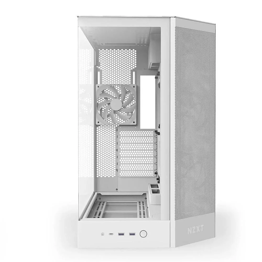 Gabinete Gamer Nzxt H9 Flow Frontal Diagonal 4 Fans Branco Gabinete Gamer Nzxt H9 Flow Frontal Diagonal 4 Fans Branco