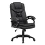 Cadeira De Escritório Presidente Giratória Com Relax Clark Preta