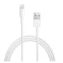 Cabo Lightning Branco Usb A Reforçado Prático Com Garantia De Uso