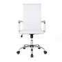 Presidente Giratória Esteirinha Charles Eames Branca + Cx