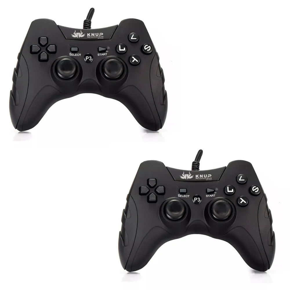 Kit 2 Controles Joystick P3 Kp-4040 Compatível Com P3 PC Android E Smartphone Kit 2 Controles Joystick P3 Kp-4040 Compatível Com P3 PC Android E Smartphone