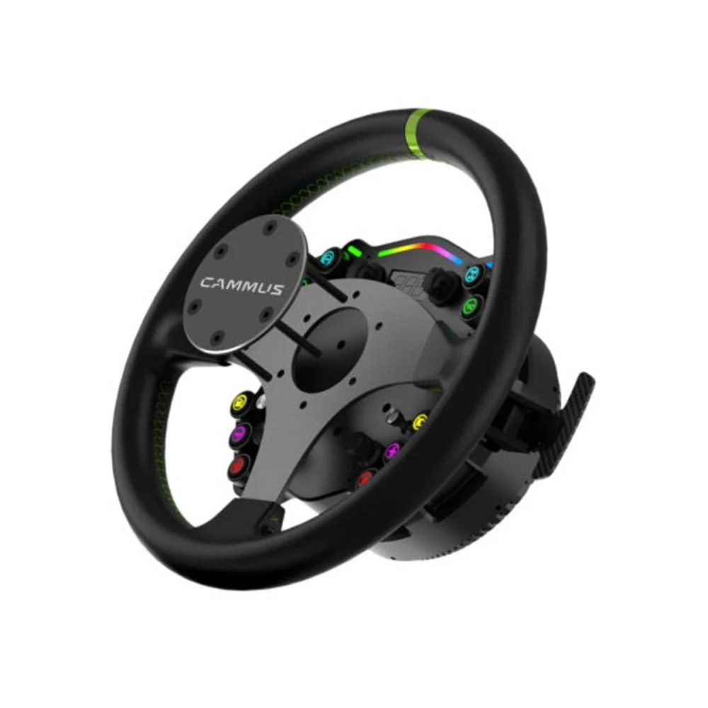 Volante Gamer Premium C12, Direct Drive, Toque 12nm, Para Simuladores Com Feedback Realista Volante Gamer Premium C12, Direct Drive, Toque 12nm, Para Simuladores Com Feedback Realista