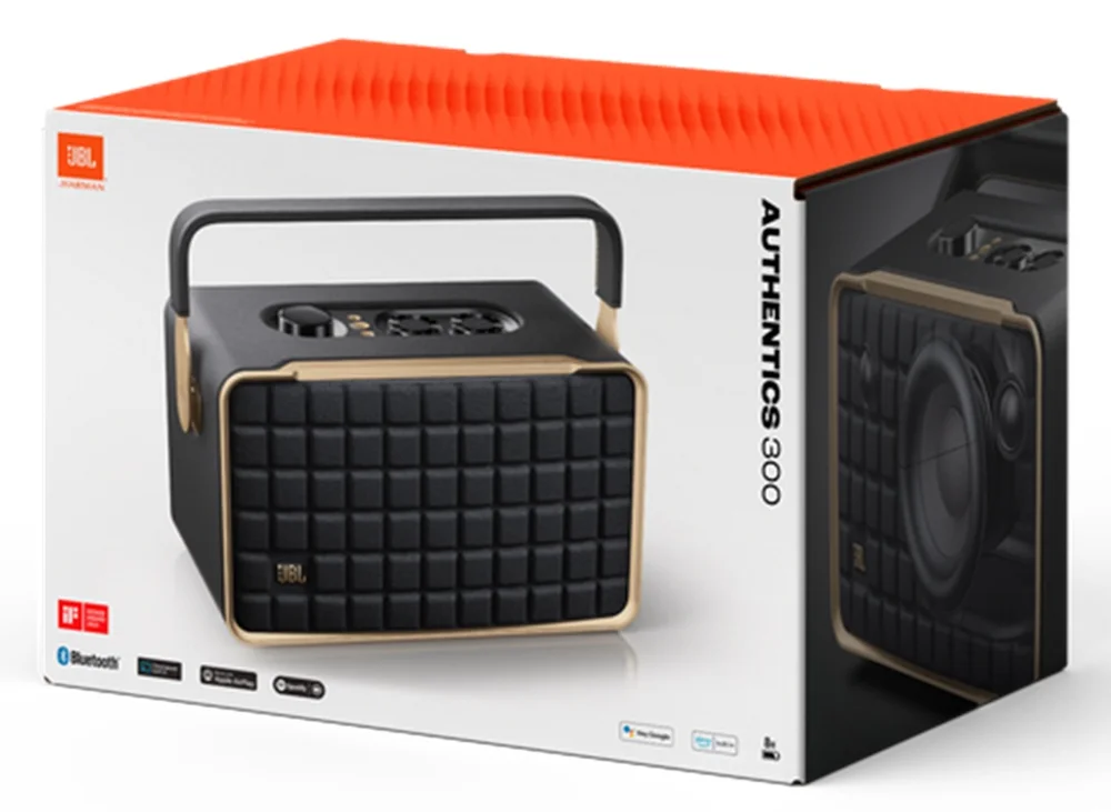 Speaker Portátil Jbl Authentics 300 Bluetooth - preto