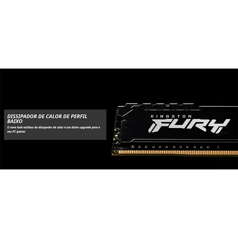 Memória Ram Kingston Hyperx Fury Beast Ddr4 16gb 2666mhz Cl16 Udimm – Desktop Memória Ram Kingston Hyperx Fury Beast Ddr4 16gb 2666mhz Cl16 Udimm – Desktop
