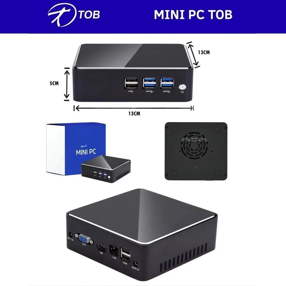 Mini PC Balão.info i5-5200u Com 8GB De Memória SSD 120GB E Wifi + Monitor 19” em Campinas - foto 2