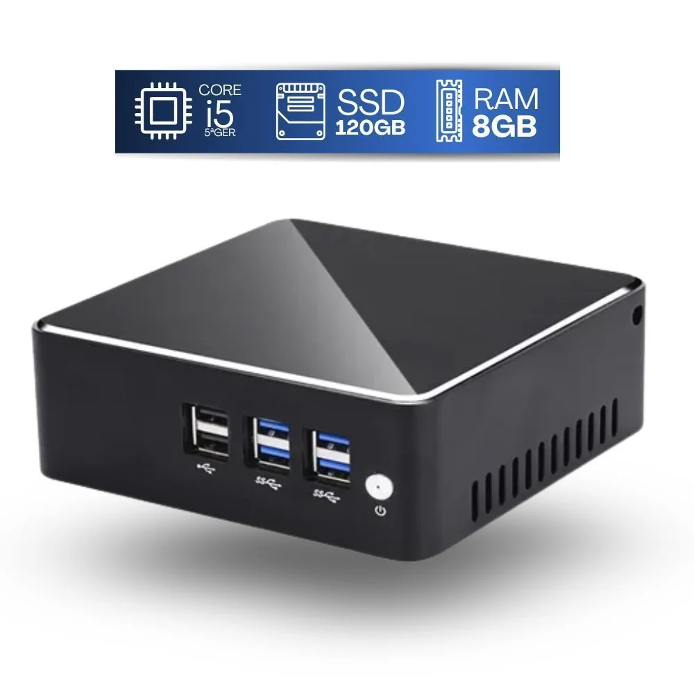 Mini PC Balão.info i5-5200u Com 8GB De Memória SSD 120GB E Wifi + Monitor 19” em Campinas - foto 3