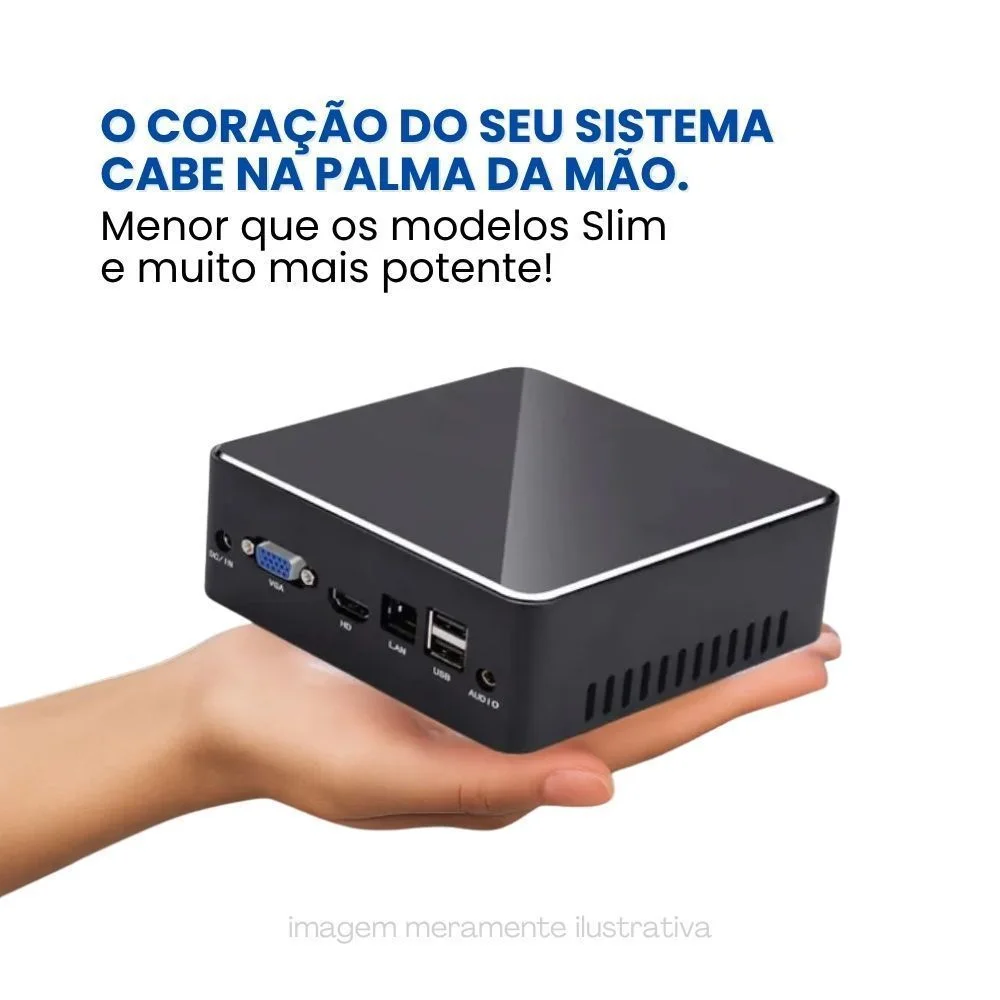 Mini PC Balão.info i5-5200u Com 8GB De Memória SSD 120GB E Wifi + Monitor 19” em Campinas - foto 4