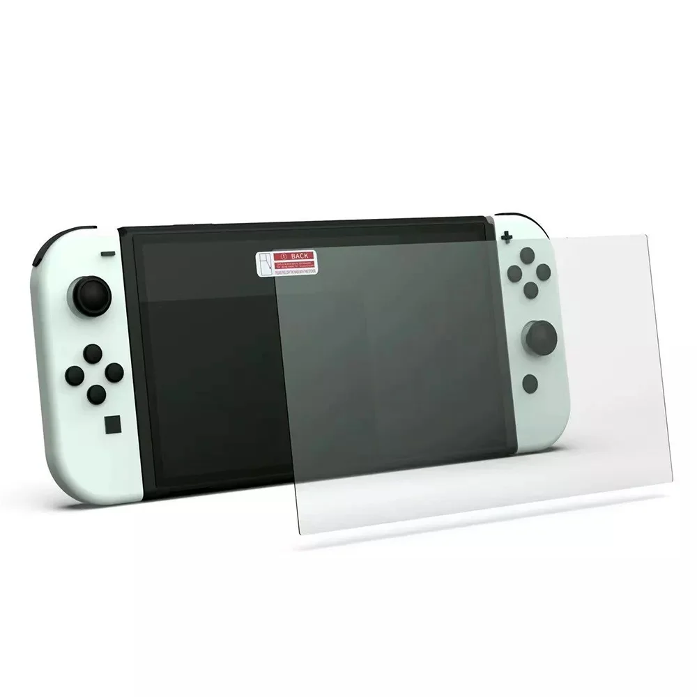 Case Nintendo Switch OLED Vermelho+ 4 Grips + Película Vidro Case Nintendo Switch OLED Vermelho+ 4 Grips + Película Vidro