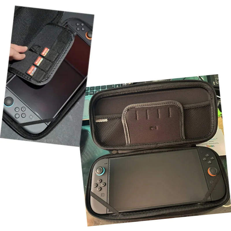 Case Nintendo Switch 2 Bolsa Estojo Rígido Prateado Eva Ns2 Case Nintendo Switch 2 Bolsa Estojo Rígido Prateado Eva Ns2