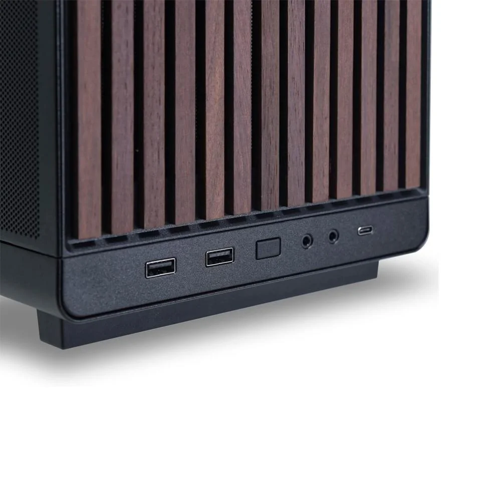 Gabinete Lian Li A3 Micro Atx Wood Edition Lateral Vidro Preto Gabinete Lian Li A3 Micro Atx Wood Edition Lateral Vidro Preto