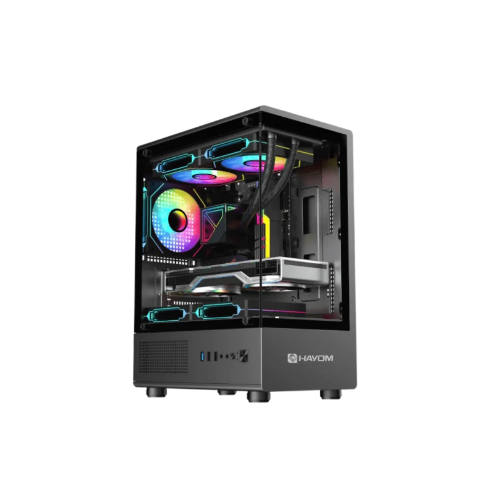 Gabinete Gamer Mid Tower C/3 Fans Hayom Gb1789 Gabinete Gamer Mid Tower C/3 Fans Hayom Gb1789
