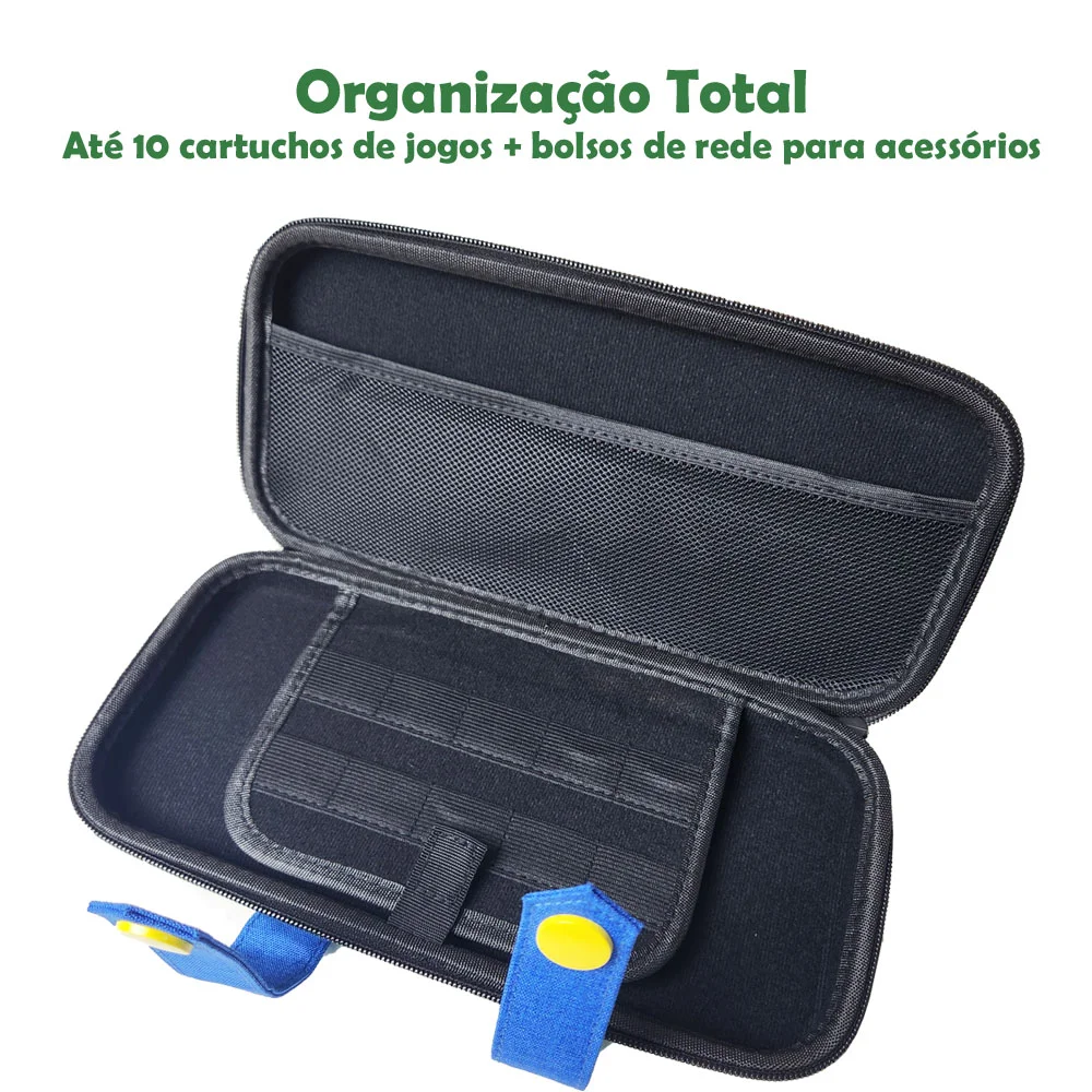 Case Nintendo Switch 2 Luigi Verde Estojo Bolsa Ns2
