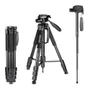 Neewer Tripé Monopé De Câmera Alumínio Cabeça Panorâmica