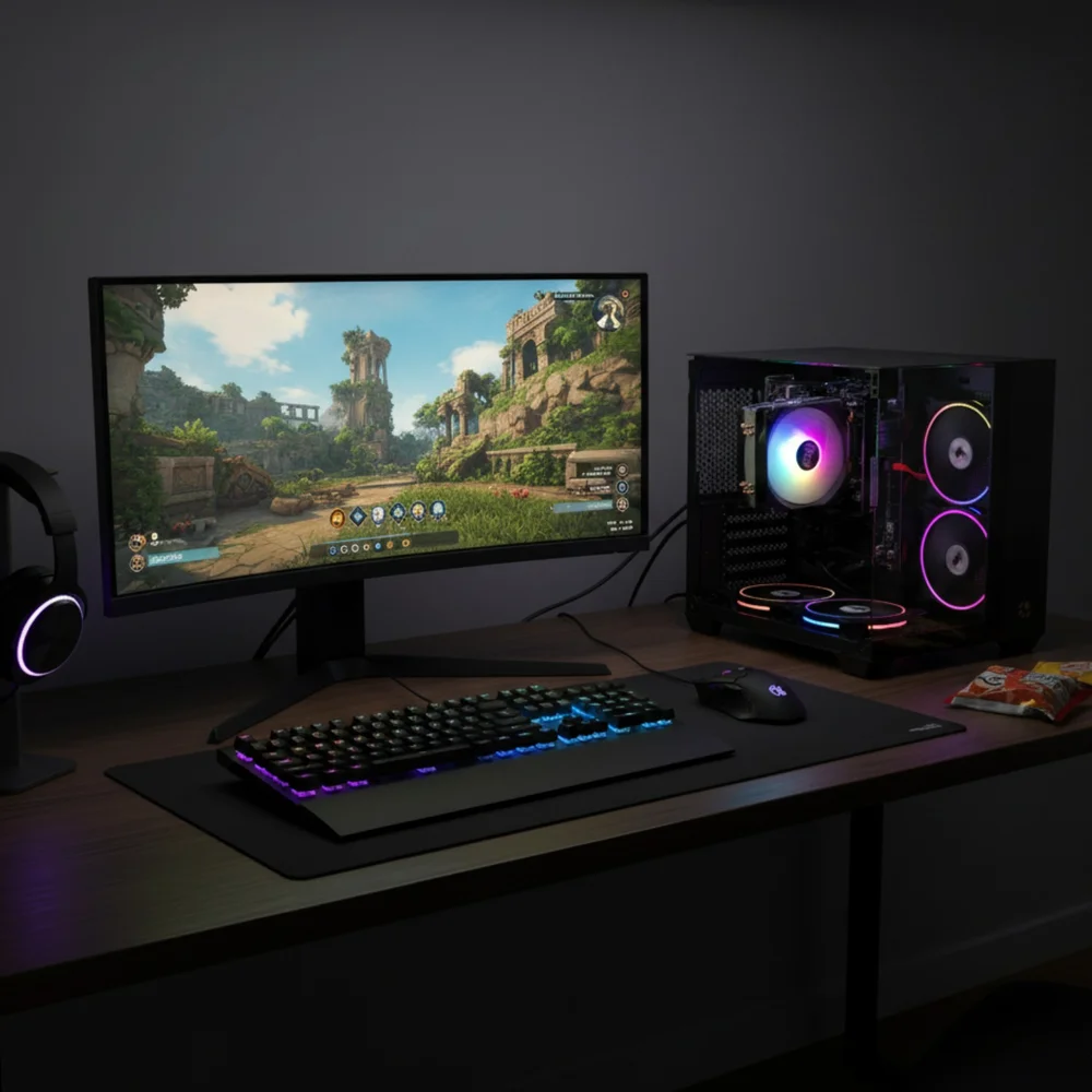Gabinete Gamer Bluecase Tokyo Bg-058b Mid Tower Vidro Temperado Espaço Para Gpu 380mm Usb 3.0 Gabinete Gamer Bluecase Tokyo Bg-058b Mid Tower Vidro Temperado Espaço Para Gpu 380mm Usb 3.0