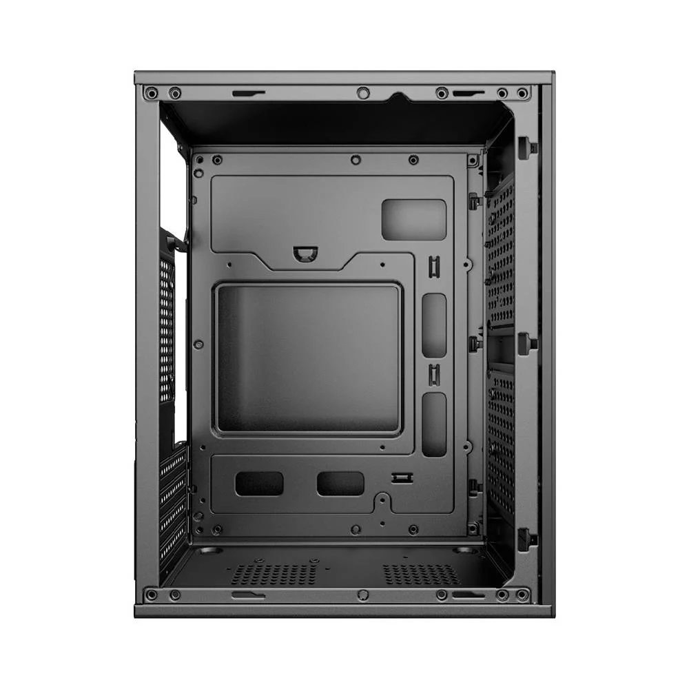 Gabinete C3tech Mt-36bk Mid Tower Usb S/ Fan C/ Fonte Preto