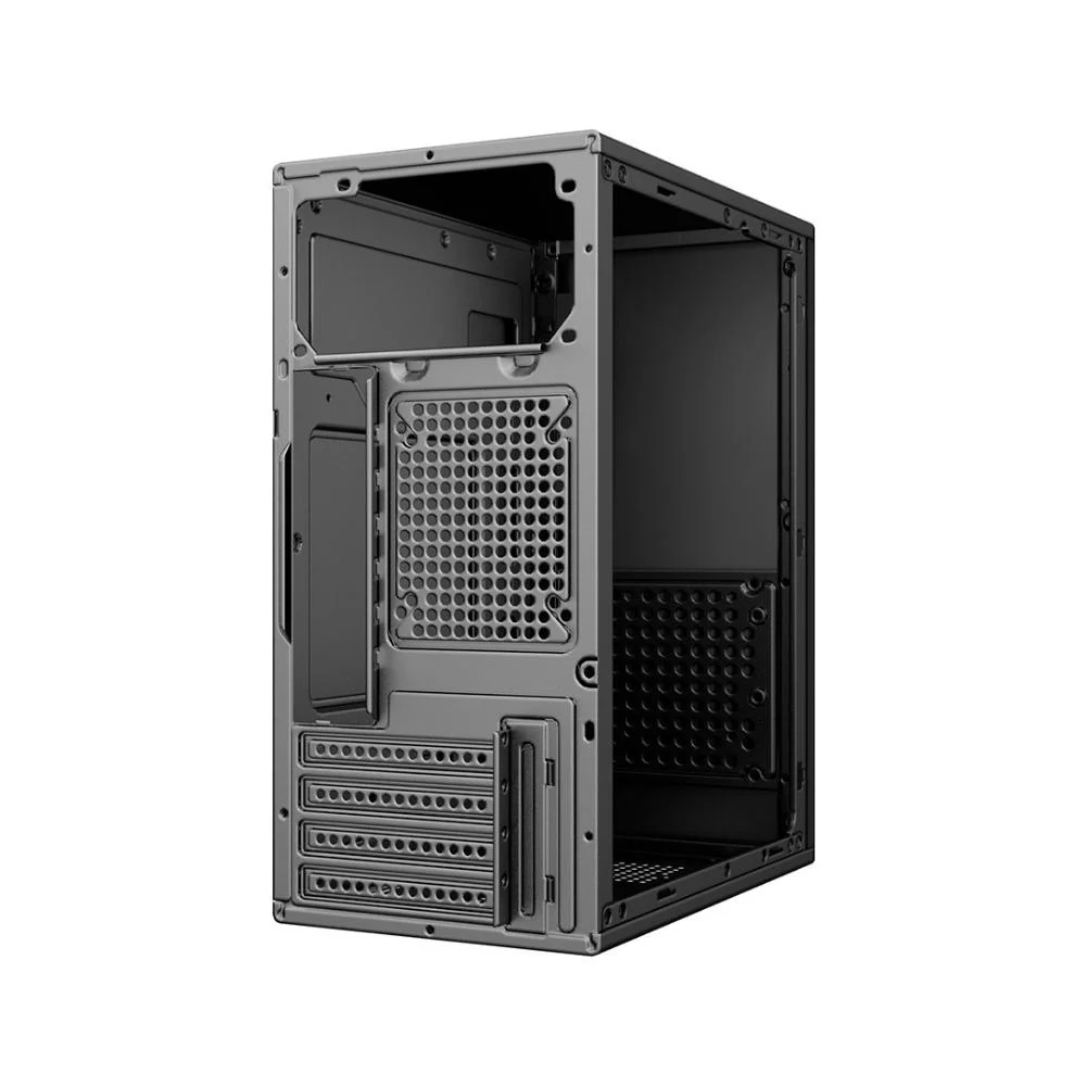 Gabinete C3tech Mt-36bk Mid Tower Usb S/ Fan C/ Fonte Preto