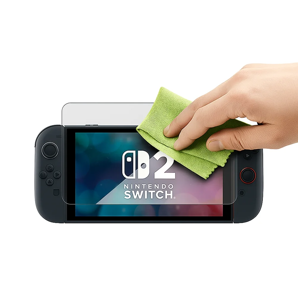 Bag Estojo + Película Vidro + Grip Analógico Para Switch 2