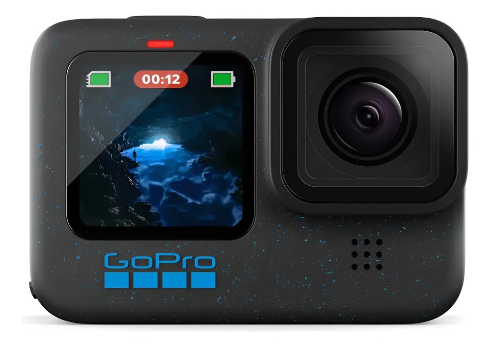Gopro Hero12 Black - Câmera De Ação À Prova D'água Com 5.3k60, 27mp, Vídeo + Foto Hdr, Hypersmooth 6.0, Trava De Horizonte 360°, Live + Webcam, Áudio Por Bluetooth, Bateria Enduro
