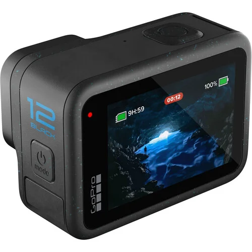 Gopro Hero12 Black - Câmera De Ação À Prova D'água Com 5.3k60, 27mp, Vídeo + Foto Hdr, Hypersmooth 6.0, Trava De Horizonte 360°, Live + Webcam, Áudio Por Bluetooth, Bateria Enduro