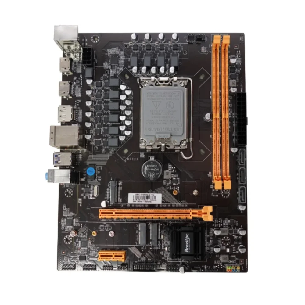 Placa Mãe Intel LGA 1700 H610 Brazil PC, 12ª 13ª 14ª Geração, Oem Placa Mãe Intel LGA 1700 H610 Brazil PC, 12ª 13ª 14ª Geração, Oem
