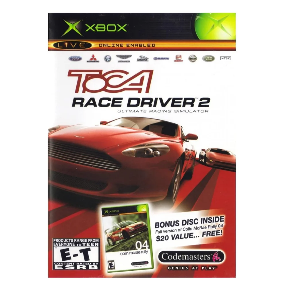 Jogo Toca Race Driver 2 Colin Mcrae Rally 4 Bundle XBOX 360